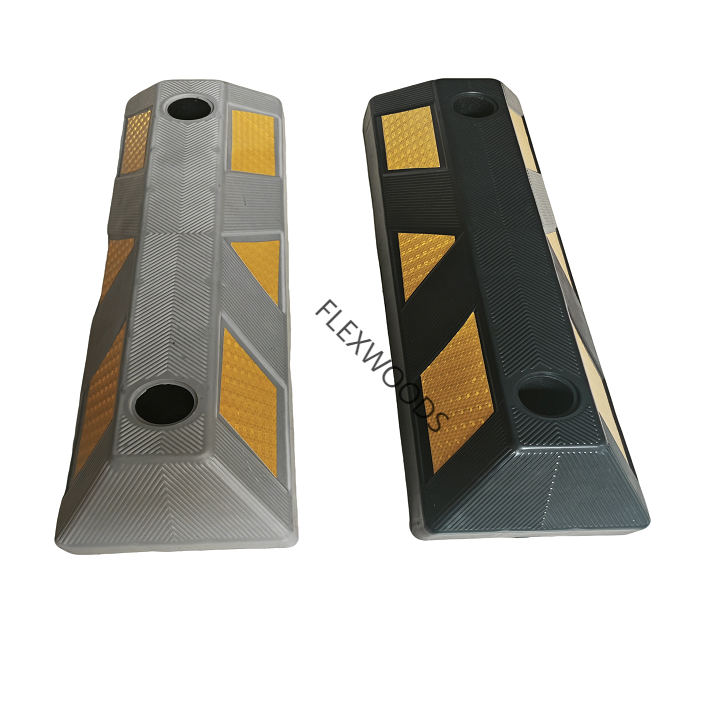 Heavy Duty Colorful 56cm Plastic Wheel Stop